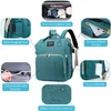 Diaper Bags Usb for Baby Boys Girls Backpack with Changing Station Foldable Travel Bed Large Capacity Waterproof 230328