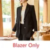 Women's Two Piece Pants High Quality Female Blue Blazer Women Pant Suits Ladies Work Business Office Uniform Style