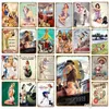 2021 SEXY LADY CAR AMOCTYCL ARLOCLAN Z PIN UP Girls Metal Tin Signs