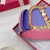 Cinto feminino de design de negócios de moda superior 70MM Cintura incrustada de diamantes Designer de marca de luxo Cinto masculino de couro feito de passarela de melhor qualidade com caixa 0078
