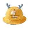 帽子帽子かわいい漫画動物耳とベビーバケツソフトコットンボーイガールサンキャップサマーアウトドア幼児漁師230328