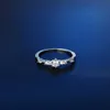 Bagues bague élégante mode femmes or doigt bijoux Rosaplaaoro cristal bague couleur strass 4567891011 taille Z0327
