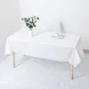 أغطية طاولة يمكن التخلص منها محمولة تغطي PE بلاستيك الطعام Tablecover tablecover tablecloth مهرجان عيد الميلاد حفل زفاف قطعة عيد ميلاد لمكتب المستطيل