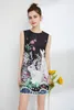 Dress 2023 Spring/Summer New Show Dress Fashion Slim Sleeveless Tank Top Slim Fit Little White Rabbit Print Dress