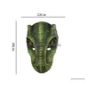 Party Masks Halloween Nowy dinozaur Tyrannosaurus Rex Mask Cosplay Cosplay Props Dekoracja GC428 Drop dostawa 202 DH2VX