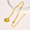 ペンダントネックレスPAVE MOON STAR NECKLACE女性のための不規則なサークルCelestial Gift