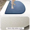 Tapijt Super absorberende badkamermat Treedte schuim tapijt Anti slip badkamer tapijt zachte badkamer zijkant tapijtdouche kamer deur toiletmat 230329