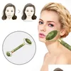 Diğer temizlik organizasyonu Jade Roller Masr Yüz silindirleri için Gua Sha Sha Nature Stone Beauty Face Asansör Anti Kırışıklık Yüzü SK DH5TC