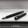 Seria luksusowa 149 jasny czarny srebrny klip M Nib Pen Penless Case