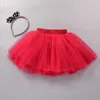 Saias 18y Meninas de meninas Criança criança tutu Esqui de crianças Princesa menina Esqui Vestido de bola fofo Pettiskirt suave