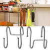 Hooks Premium 6 Pack Dual S Shaped Stainless Steel Home Office Bath Coat Caps Towel Hanger Kitchen Holder (6 Pack)