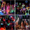 Autres fournitures de fête d'événement Fluorescence Glow Sticks Néon pour le mariage Colorful Party Light Sticks Année Concert Party Décoration Jouets pour adultes pour enfants 230329