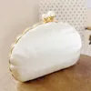 Evening Bags Women Flowers Egg Shaped Clutch Purse Mini Party Dinner With Chain Drop 230329