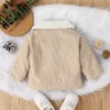 Jacken Kinder Mantel Herbst Winter Junge Anzug Mädchen Kleidung geboren Baby Cord Outwear Outfits Kleinkind Kinder Kleidung 0 3Y 230329