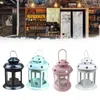 Candle Holders Metal Castle Candlestick Craft Light Tea Home Decoration For Living Room Bedroom Office Tabletop