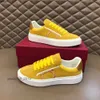 2023 Högkvalitativ modemän lyxiga designer skor 20 färger bekväma botten ferragamos läder herrar party sport casual sneaker tränare sko aaaaa xfkc t z91h