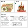 Puzzles 3D Piececool Métal Puzzle Modèle Kits de Construction Cathédrale Saint Basile Jigsaw Jouet Cadeaux D'anniversaire De Noël pour Adultes Enfants 230329