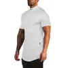 T-shirts pour hommes Hommes Mode Chemise Bodybuilding Entraînement Polyester Fitness Tee Tops