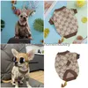 Hondenkleding Tij Tide Og Sweater Franse gevechten Chihuahua Pet Deskleding Autumn en Winter Winter Warm comfortabele kleding Drop levering Huis Gar Dh0co