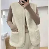 Gilet da donna Cappotto in vita di cashmere Giacca da donna Autunno Inverno Canotta Giacca da donna Giacca da donna Moda coreana Cappotto allentato Giacca da donna 230329