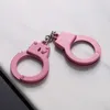 Creative Simulation Handcuffs Keychain Metal Keychain Bag Pendant Keyring