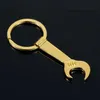 beer top opener 1pcs Eco-friendly Silver Metal Wrench Spanner Beer Bottles Openers Key Chain Key Ring Gift Electric Wine Bottle Opener Rings