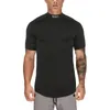 T-shirts pour hommes Hommes Mode Chemise Bodybuilding Entraînement Polyester Fitness Tee Tops