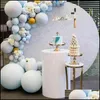 Other Event Party Supplies 3Pcs Round Cylinder Pedestal Display Art Decor Cake Rack Plinths Pillars For Diy Decorations Ho Dhqwa