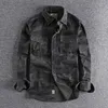 Hommes Chemises décontractées Hommes Camouflage Cargo Chemises Haute Qualité Durable En Plein Air Randonnée Sport Quotidien Style Militaire Décontracté Jeunesse Poche Poitrine Camicia 230329