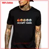 Men's T Shirts 2023 Personalized Short Sleeves Occupy Mars Black Men Fashion Clothes Summer Top Soft Cotton Cozy Breathable T-shirt