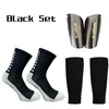 Protective Gear A Set Hight Elasticity Soccer Shin Guard Sleeve Adults Kids AntiSlip Sock Football Pads Support Leg Cover Sport Protective Gear 230328