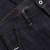 Heren jeans dn-0004 lees beschrijving zware gewicht 18oz indigo selvage ongewassen broek ongekanaliseerd dikke hoge taille rauwe denim Jean 230329