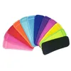 500 pezzi nave veloce 12 colori supporti per ghiaccioli supporti per ghiaccioli pop crema strumento maniche in neoprene maniche isolamento bambini congelatore strumenti estivi per bambini E0403