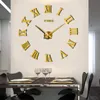 Horloges murales 3D Lumineux Grande Horloge Murale Design Moderne DIY Numérique Table Horloge Murale Livraison Gratuite Salon Décoratif Montre 230329