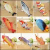 Cat Toys Flipping Fish Toy Realistic Plush Electric Doll Funny Interactive Pets Chew Bite Floppy Perfect For Kitty Exercise Drop Del Dharc