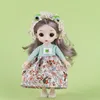 Doll Bodies Parts 16cm Bjd s 112 Mini Toys 13 Joint Moveable Cute Pouting Fashion Princess DIY Dress Up for Girls Regalo di compleanno 230329