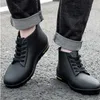 Men Boots Rain Sapatos impermeáveis ​​Pesca marido galoshes homem trabalho jardim de borracha bota de borracha de óleo não deslizamento sapatos de cozinha calçados