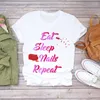 Women's T Shirts Women 2023 Shirt Summer Fingernail Nail Art Girl Cute 90s Ladies Lady T-shirts Top Womens Graphic Female Tee T-Shirt