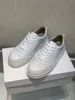 Damenschuhe Ch Loe Low-top Sneakers Paris Lace-up echtes echtes Leder Originalverpackung Fairy Sneakers Kalbsleder bequemer Fächer 35-39