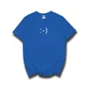 T-shirts pour hommes sourire souriant coton T-shirts minimalistes femmes hommes femmes vêtements