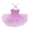 ダンスウェアIefiel Childrens Ballet Costume ChildrensロールプレイTutu Flower Costume Tulle Dance Costume Ballet Dancer Fairy Party Costume 230329