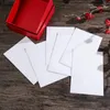 Embrulhe de presente 100 pcs envelopes brancos envelope de armazenamento de cartões para convite anúncios de casamento no chá de bebê em branco