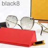 Designer Designer Lunettes de soleil Porter des lettres sur l'objectif Classic Element Lunettes Full Frame Adumbral Design pour Homme Femme 6 Styles Options Top Quality O9EP D81O