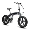 20''*4.0 Fat Tire Electric Bike 48V/500W Electric Folding Bike With Front And Rear Alloy Disc Brakes