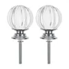 Tovaglia Lampada Finial Manopola leggera Asta per tende Paralume Paralume in cristallo Finials Topper Vite Decorativa Pavimento Arpa Toppers Cap Accessorio