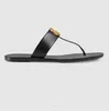 Designertofflor Herr Dam sandaler med Box Dammpåse kort Skor Bloom Web svart blommig Jordgubbstryck Slide Läder Gummiröd Sandal Sommar Flat Slipper 35-45