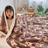 Blankets Lamb Fleece Blanket Double Thickened Small Fresh Lunch Blanket Four Seasons Universal Warm Multifunctional Cover Blanket 230329