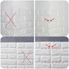 Autocollants muraux 20pcs 3D Dicale murale Papier peint salon Sallome CHAMBRE TV DETTED DÉCORD XPE MODE AUTAPHIER AUTRAL AUTOLER SUR LE MUR AUTOSIVE AUTOCHER 230329