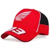 Moto Baseball Hat Designer Hon Lettres Brodé Offroad Racing Moto Cap Mode Street Cap pour Hommes Femmes