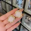 Boucles d'oreilles minimalistes rétro en perles de cristal pour femmes et filles, bijoux de fête, cadeau d'anniversaire pour ami de mariage, nouvelle collection